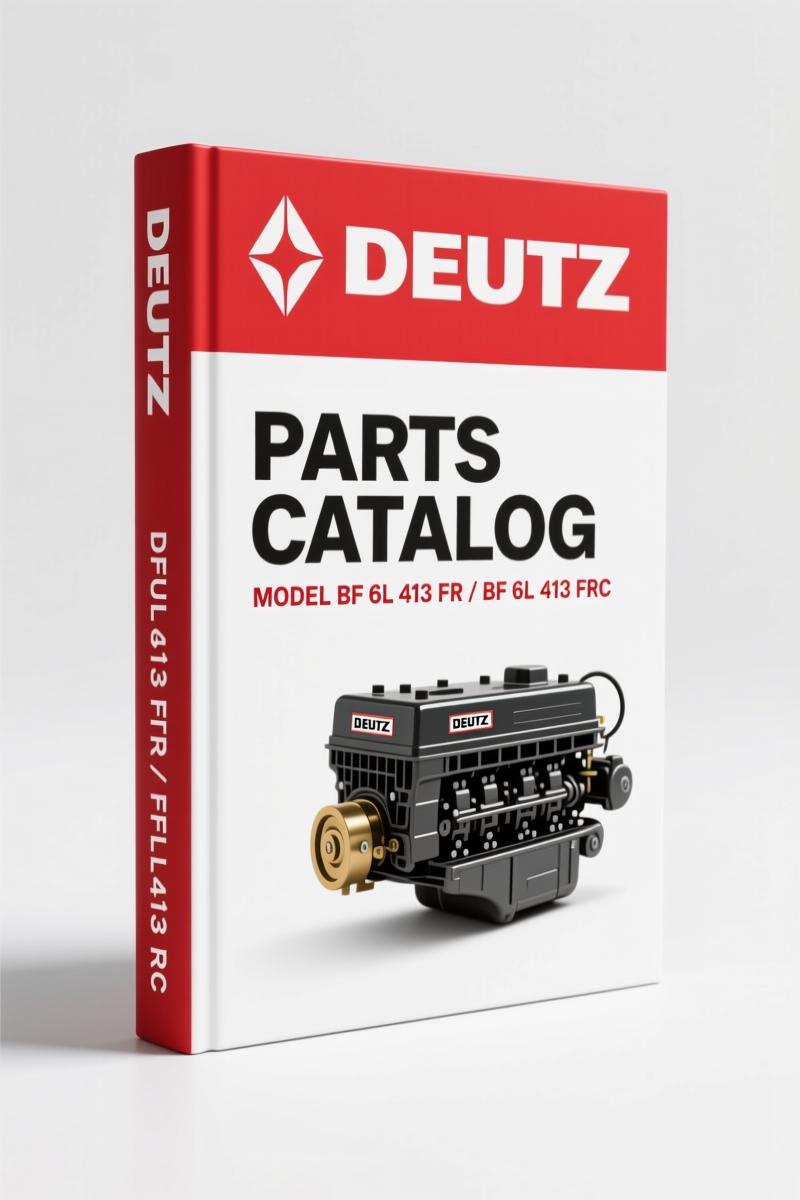 Deutz BF 6L 413 FR, BF 6L 413 FRC Parts Catalog – 170 Pages