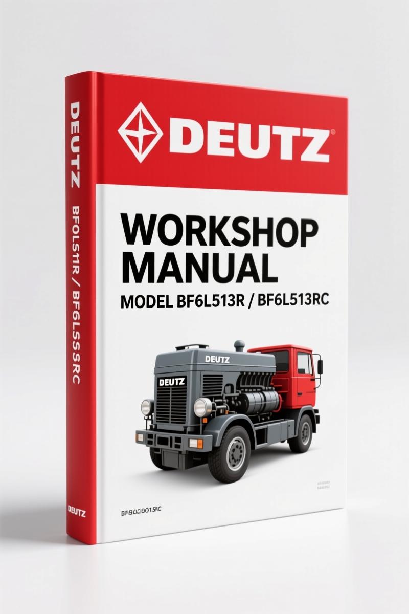 Deutz BF6L513R, BF6L513RC 1988 Workshop Manual – OEM Factory Specs