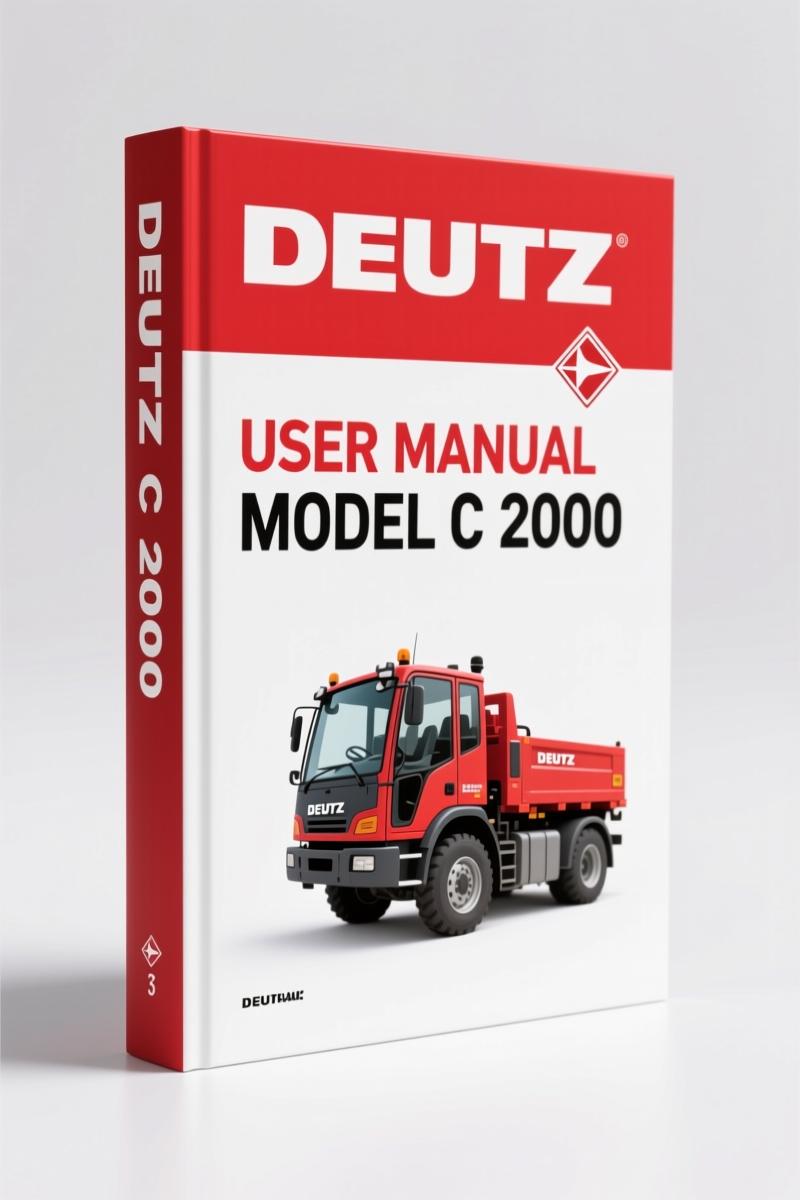 Deutz C 2000 2012 User Manual – Factory Engine Specs