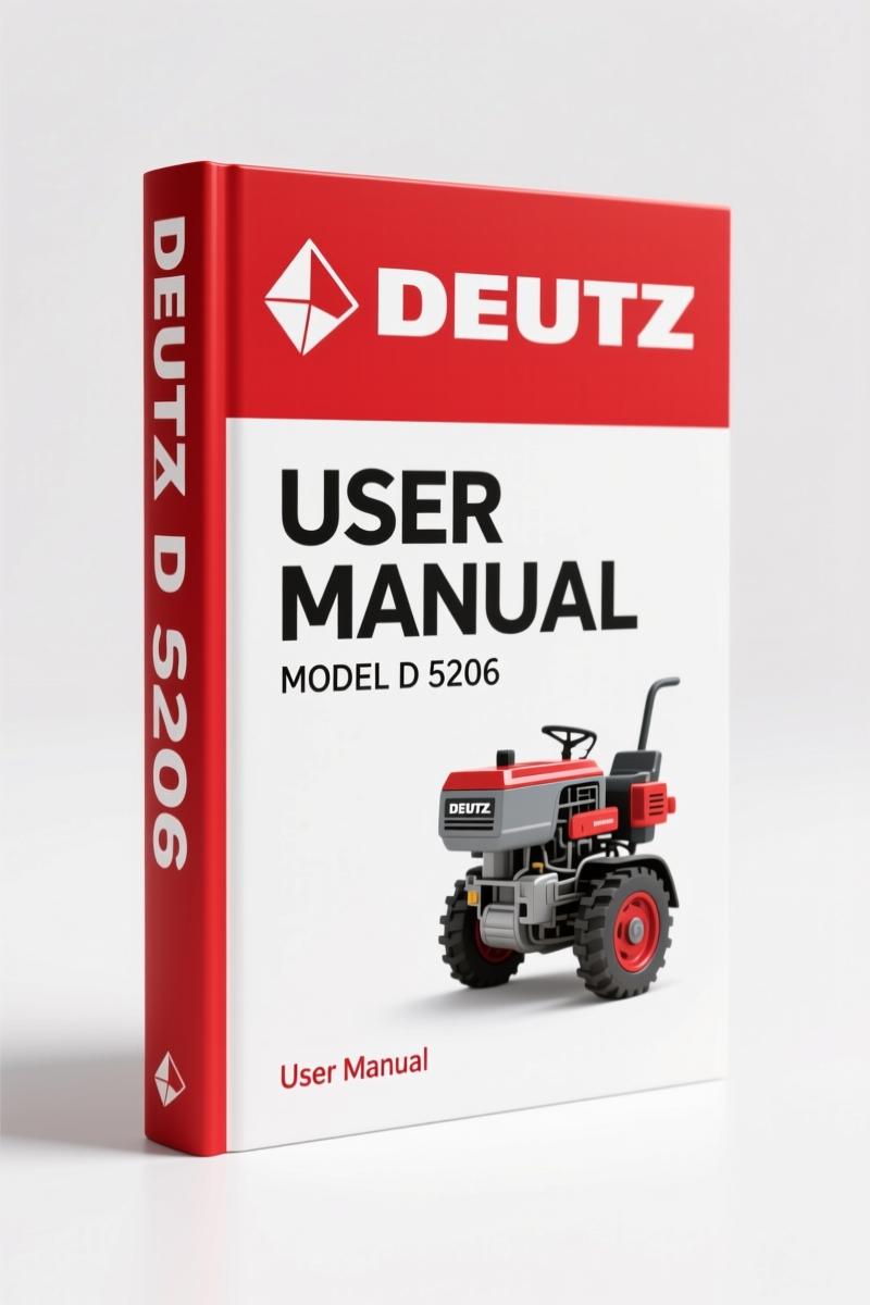 Deutz D 5206, D 6206 User Manual – Pre-Operation Checks