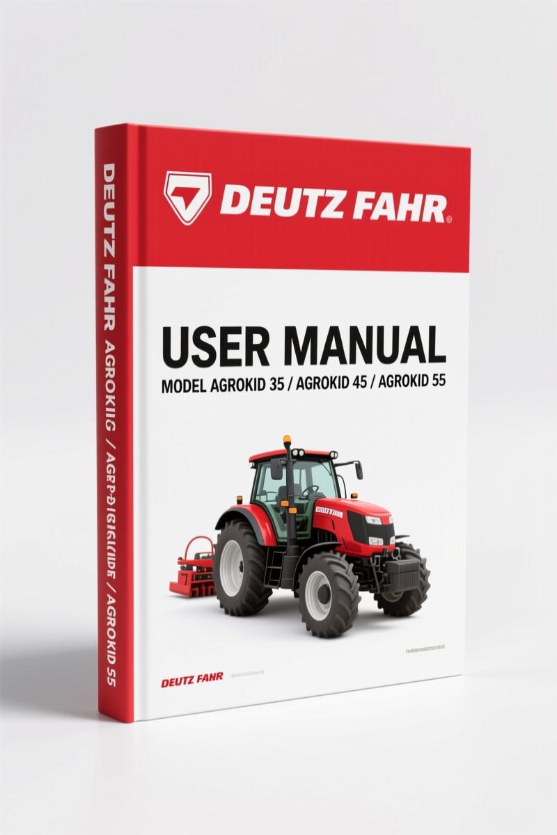 Deutz Fahr AGROKID 35, 45, 55 User Manual – OEM Factory Specs