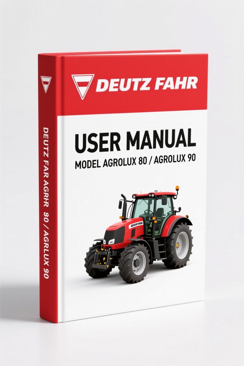 Deutz Fahr Agrolux 80, Agrolux 90 2000 User Manual – OEM Specs