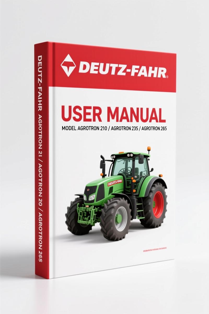 SAME Deutz-fahr AGROTRON 210 235 265 2003 User Manual OEM