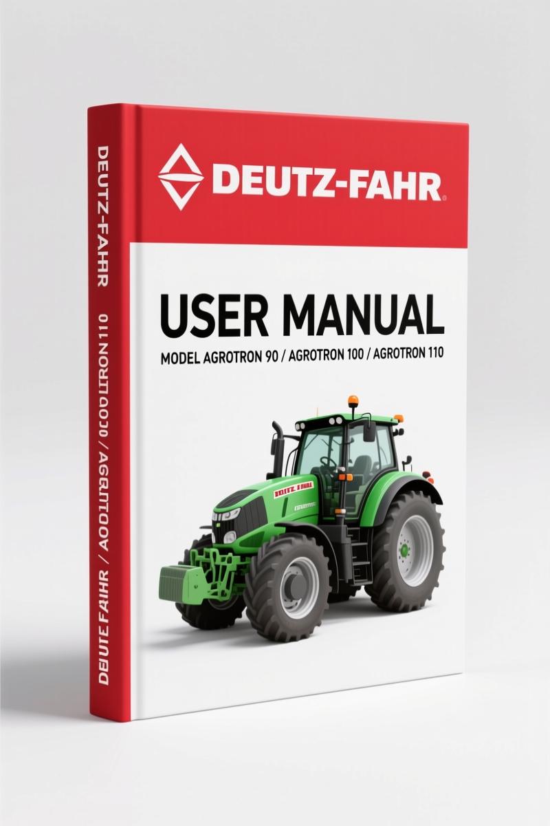 SAME Deutz-fahr AGROTRON 90,100,110,8085,8087 User Manual
