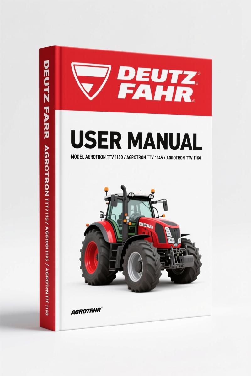 Deutz Fahr AGROTRON TTV 1130 1145 1160 2003 User Manual