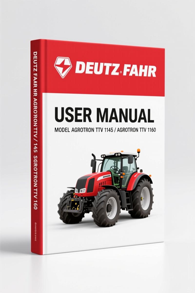 Deutz Fahr AGROTRON TTV 1145, 1160 2006 User Manual – 420 Pages