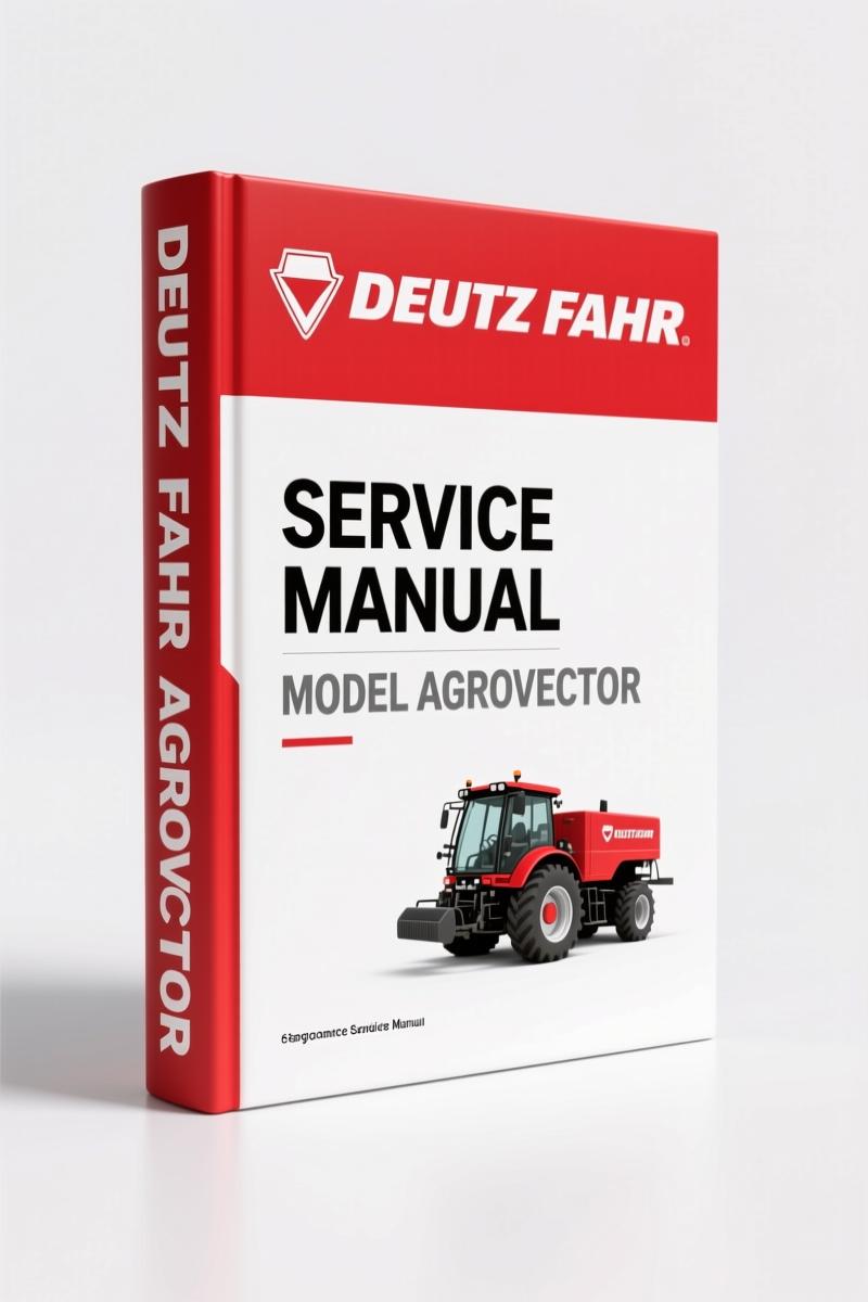 Deutz Fahr Agrovector 2013 Service Manual – Official Operation & Safety
