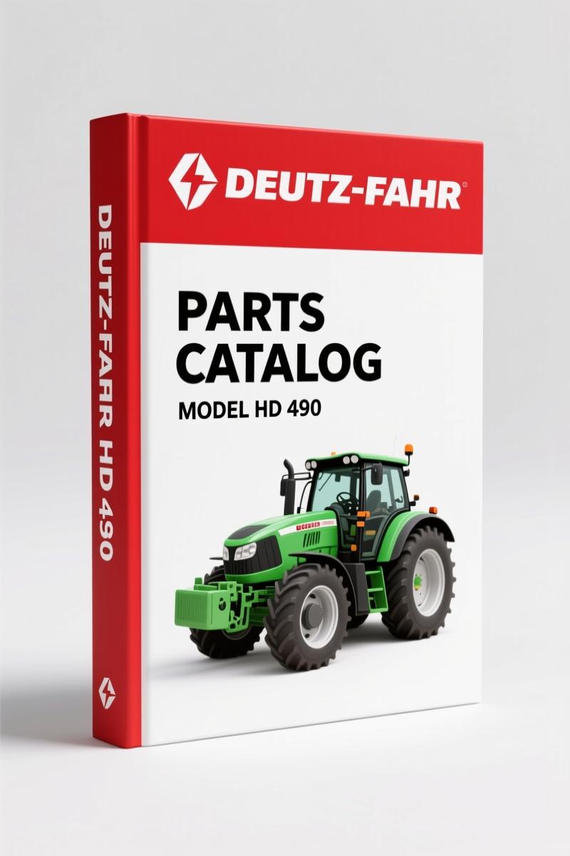SAME Deutz-fahr HD 490 1986 Parts Catalog – OEM Spare Parts Reference