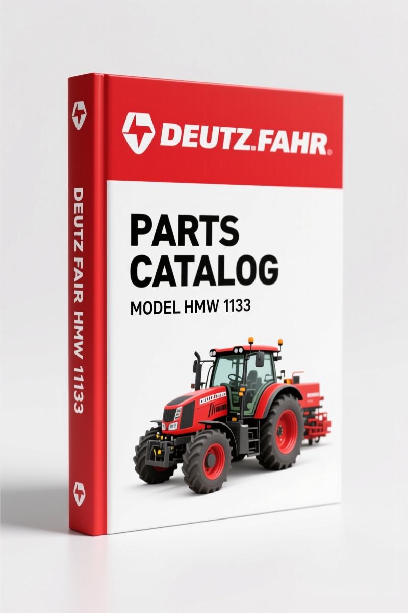 Deutz Fahr HMW 1133 Parts Catalog – 83 Pages of OEM Exploded Views