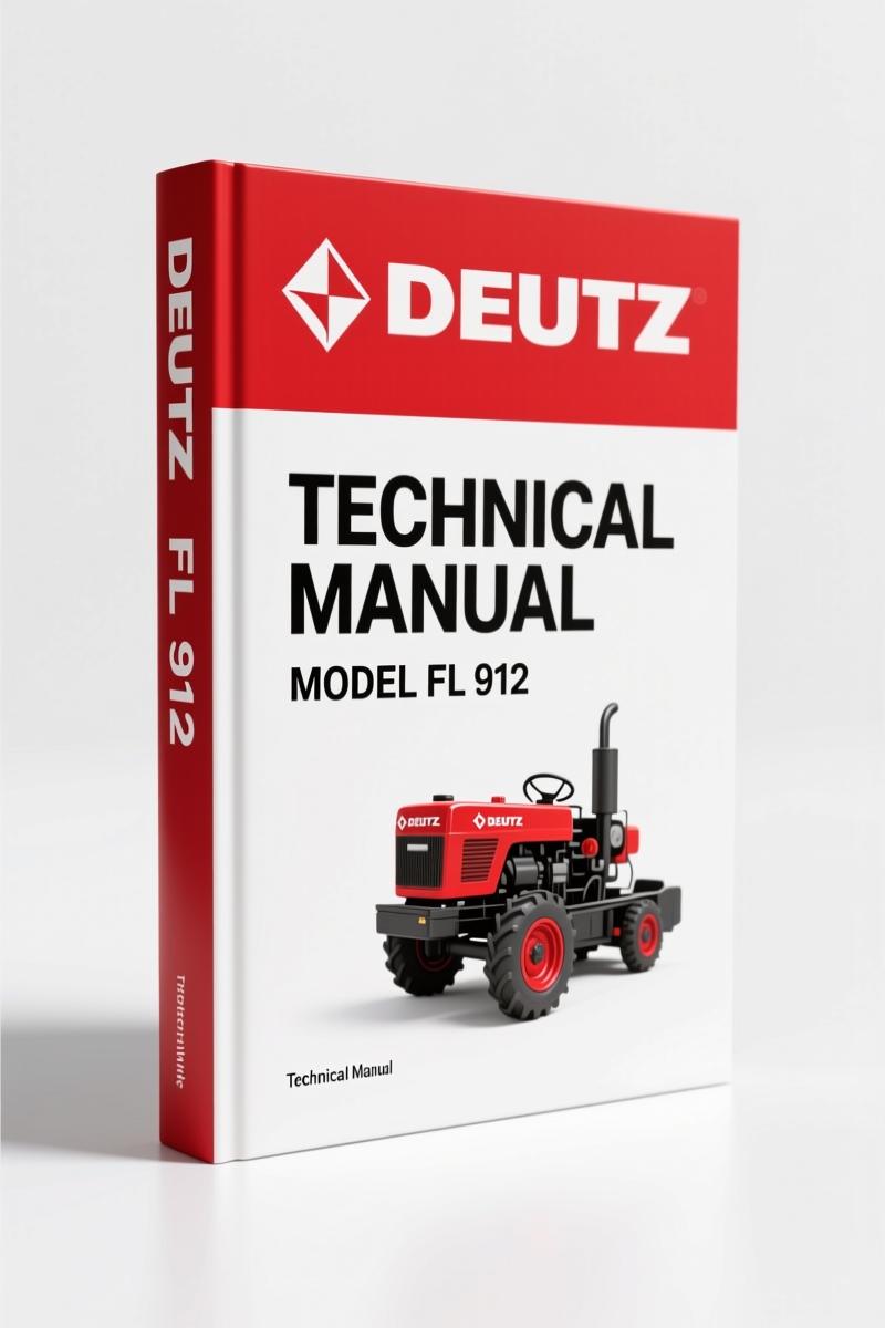 Cover of 1980 Deutz FL 912 FL 913 FL 511 Technical Manual factory OEM document