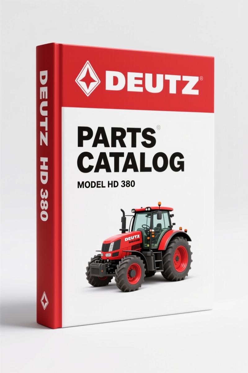Deutz HD 380 1993 Parts Catalog: OEM Exploded Views & Part Numbers