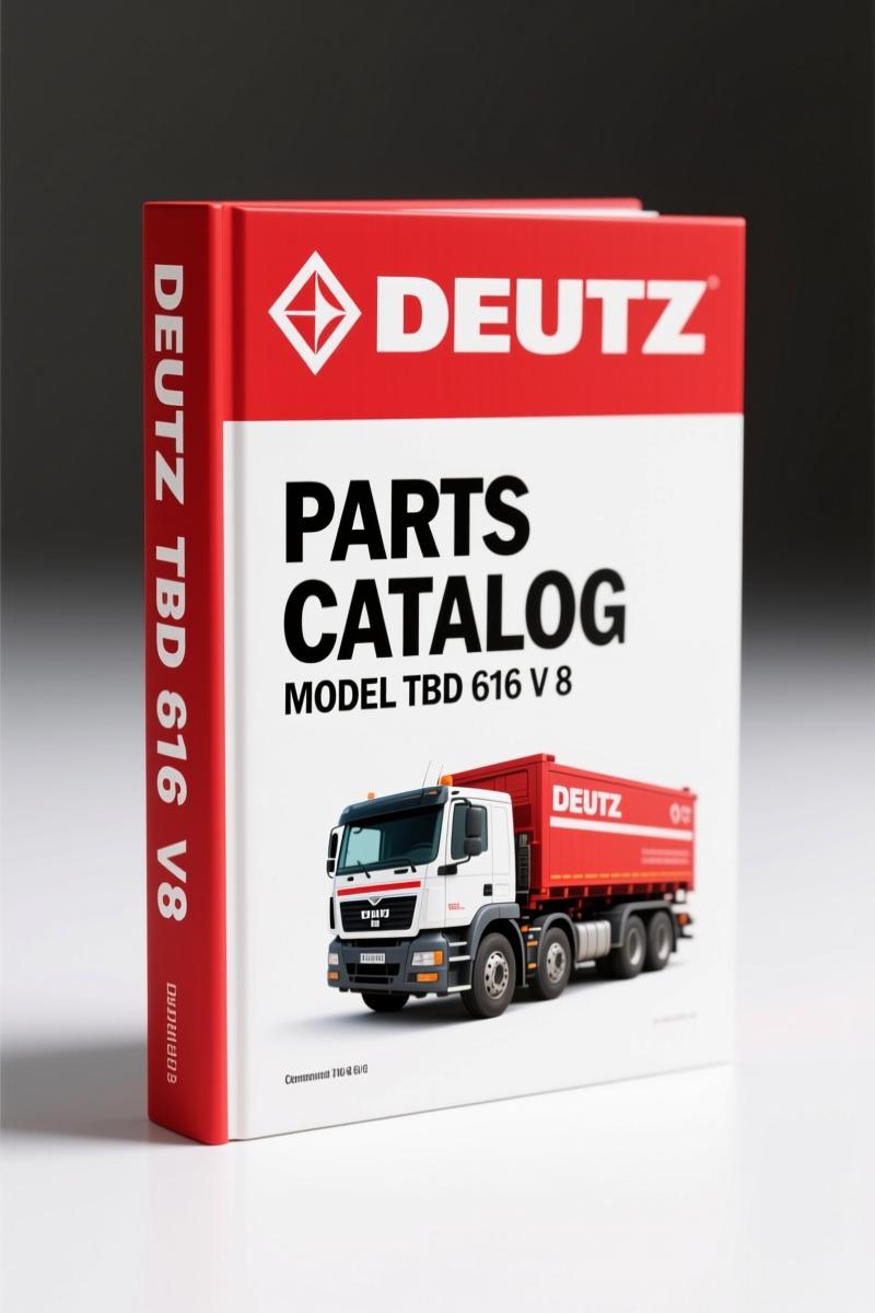 Deutz TBD 616 V 8 2004 Parts Catalog – OEM Exploded Views & Part Numbers