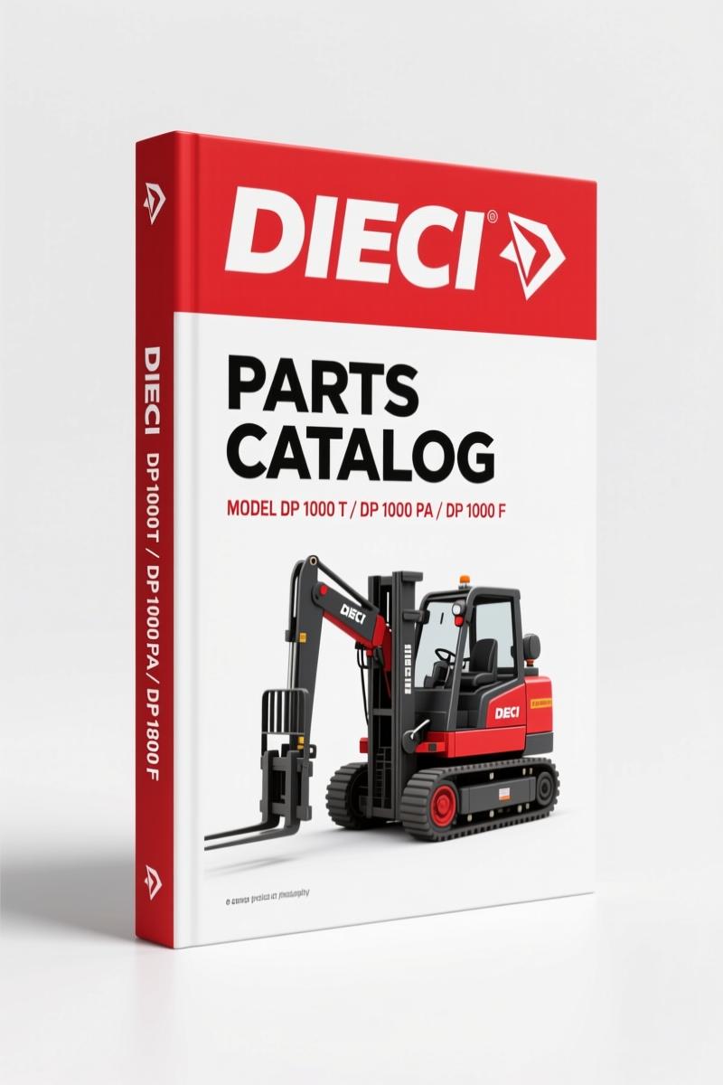Dieci DP 1000 T, DP 1000 PA, DP 1000 F Parts Catalog - 127 Pages OEM