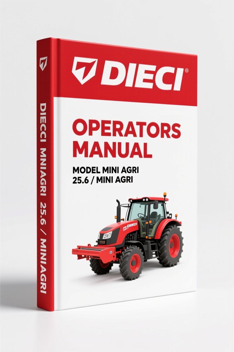 Dieci Mini Agri 25.6 Parts Catalog – 177 Pages OEM Parts Identification