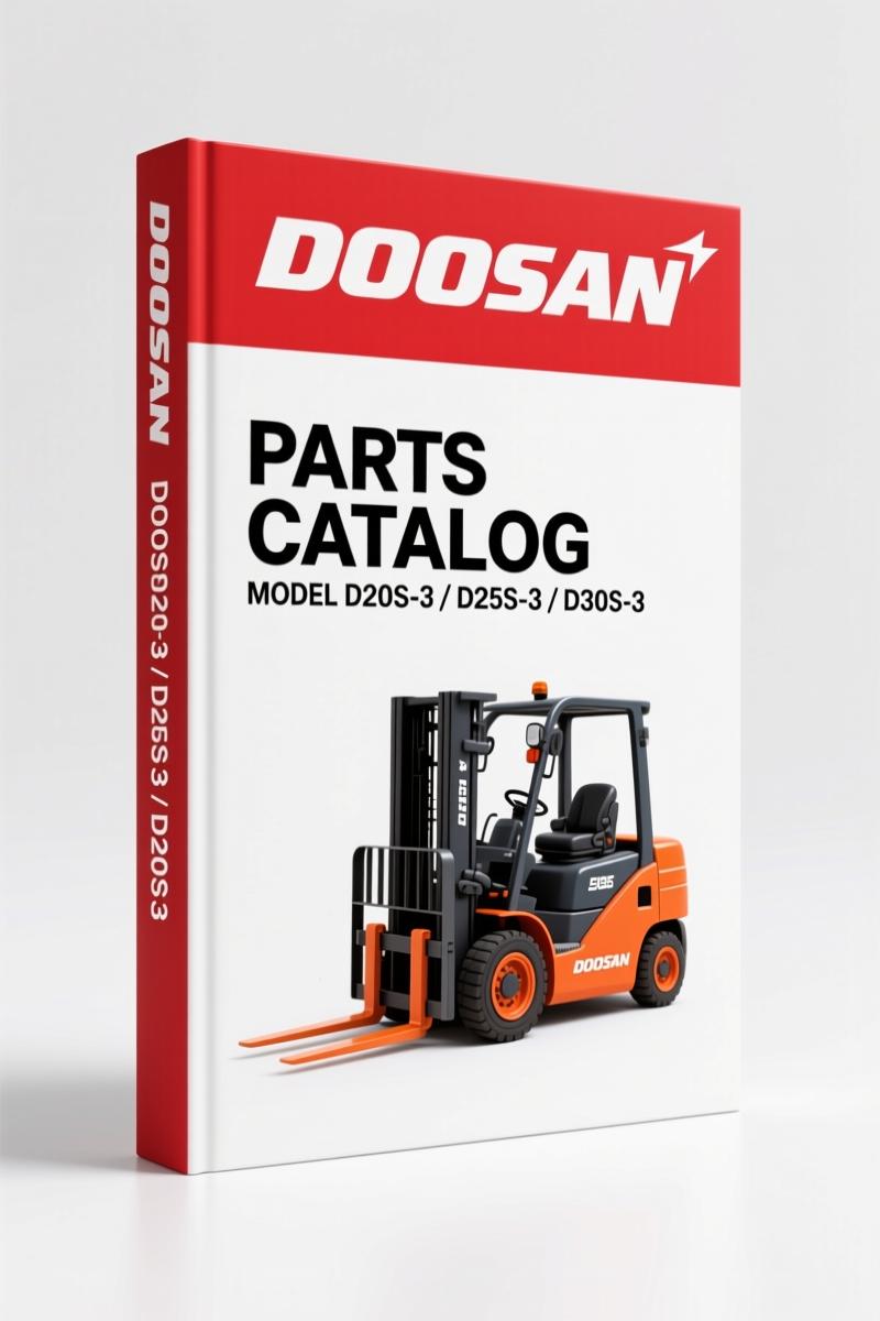 Doosan D20S-3, D25S-3, D30S-3, D32S-3, D33S-3 Parts Catalog 518 Pages