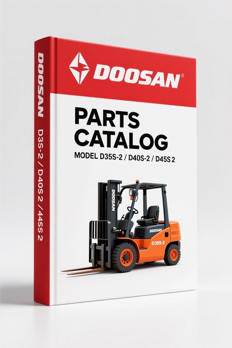 Doosan D35S-2, D40S-2, D45S-2, D50C-2, D40SC-2 Parts Catalog – 386 Pages