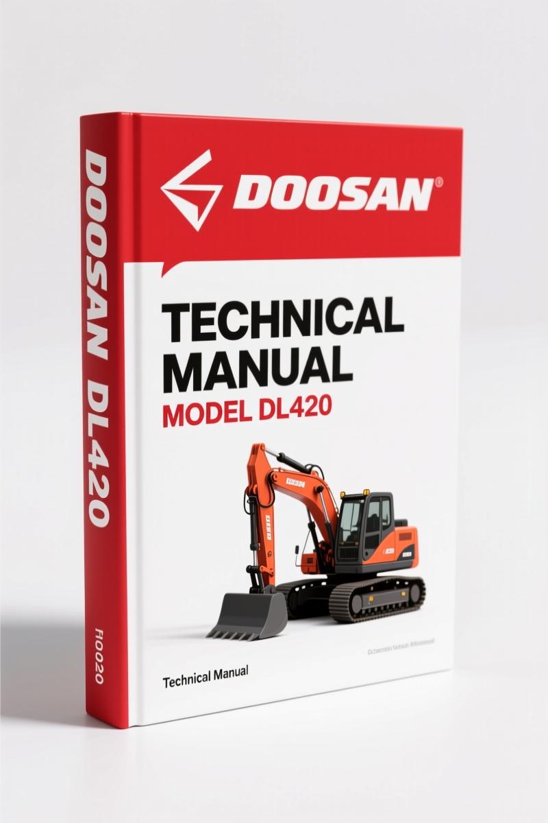 Doosan DL420 2009 Operators Manual – Factory Safety & Operation Specs