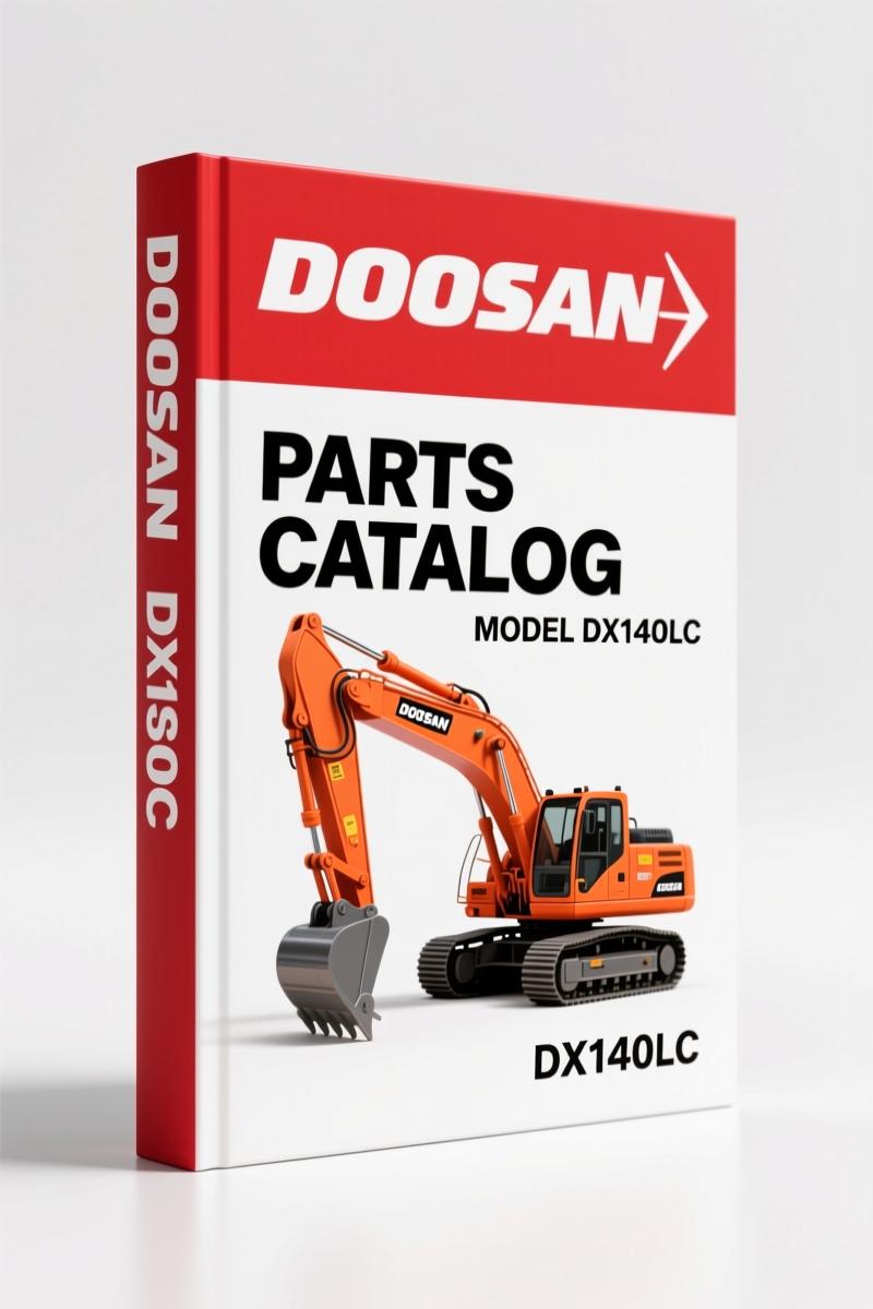 Doosan DX140LC Parts Catalog – 881-Page OEM Parts Manual