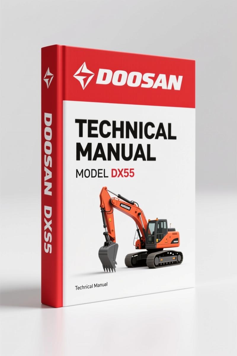 Doosan DX55 Technical Manual – OEM Equipment Specs (18 Pages)