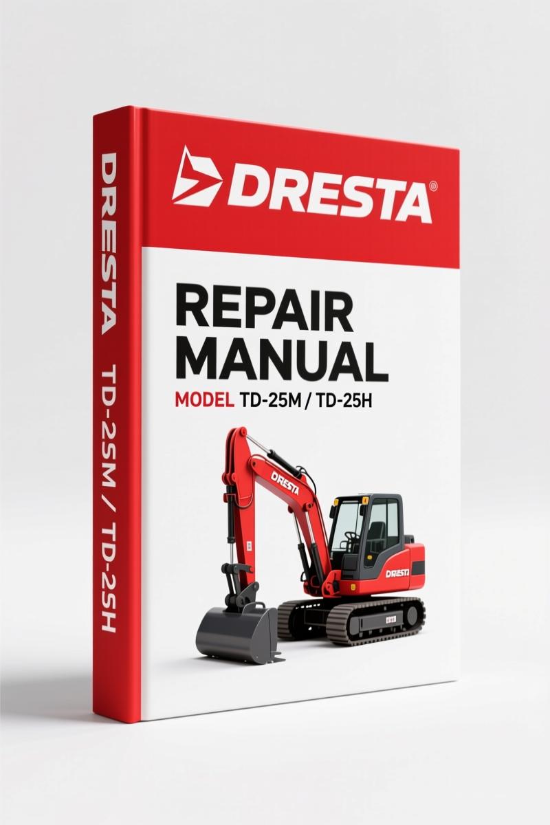 Dressta TD-25M, TD-25H Repair Manual – 681 Pages OEM Factory Specs