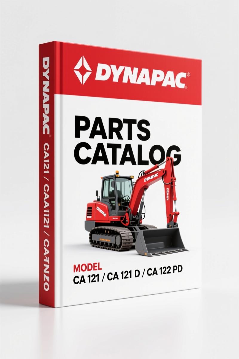 Dynapac CA 121 D, CA 121 PD, CA 121 Parts Catalog - 150 Pages