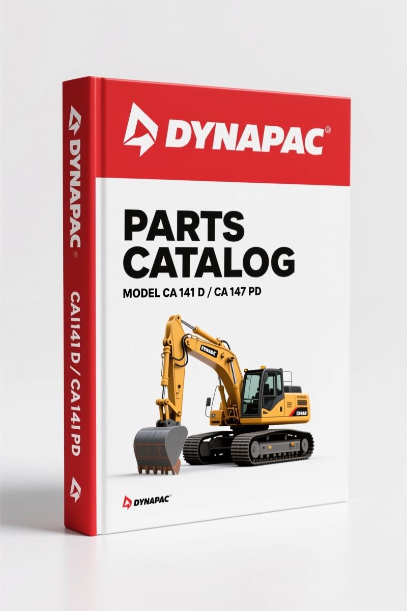 Dynapac CA 141 D, CA 141 PD Parts Catalog – 150 Pages of OEM Specs