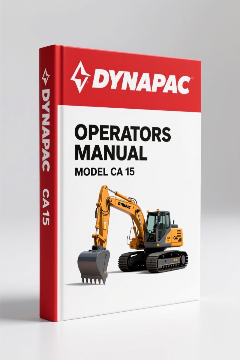 Dynapac CA 15 Operators Manual – 37 Pages of OEM Safety & Operation