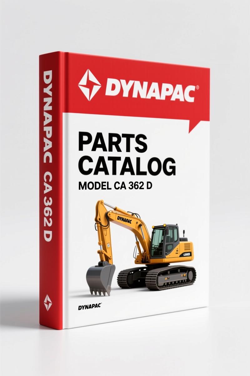 Dynapac CA 362 D 2002 Parts Catalog – 419 Pages of OEM Spare Parts Data