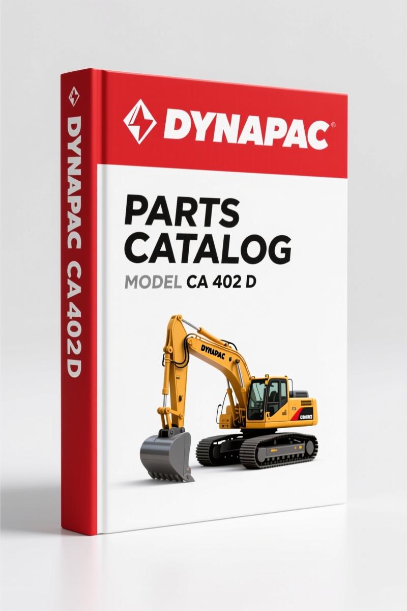 Dynapac CA 402 D 2002 Parts Catalog – 407 Pages of OEM Specs