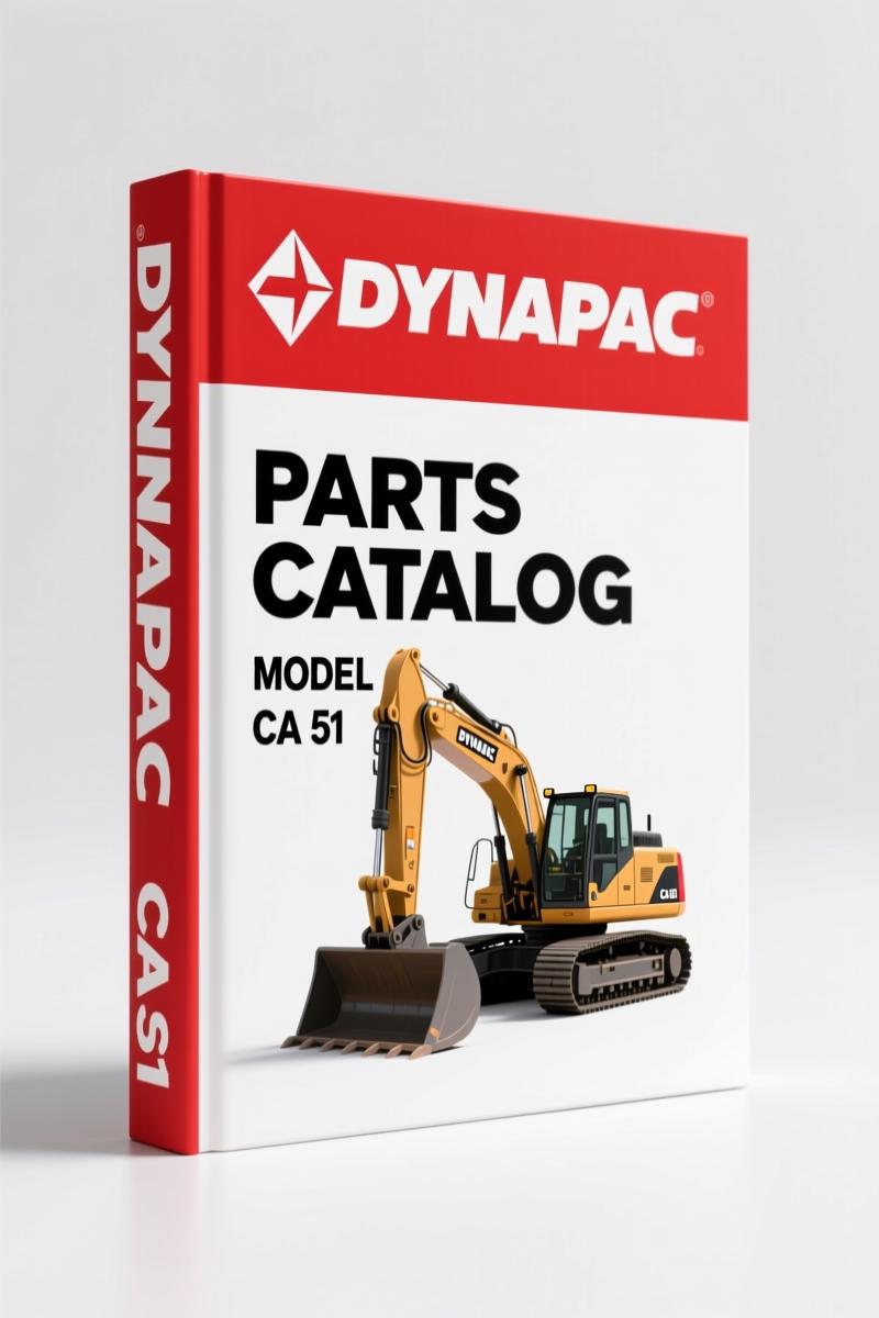 Dynapac CA 51 Parts Catalog – 166 Pages OEM Exploded Views