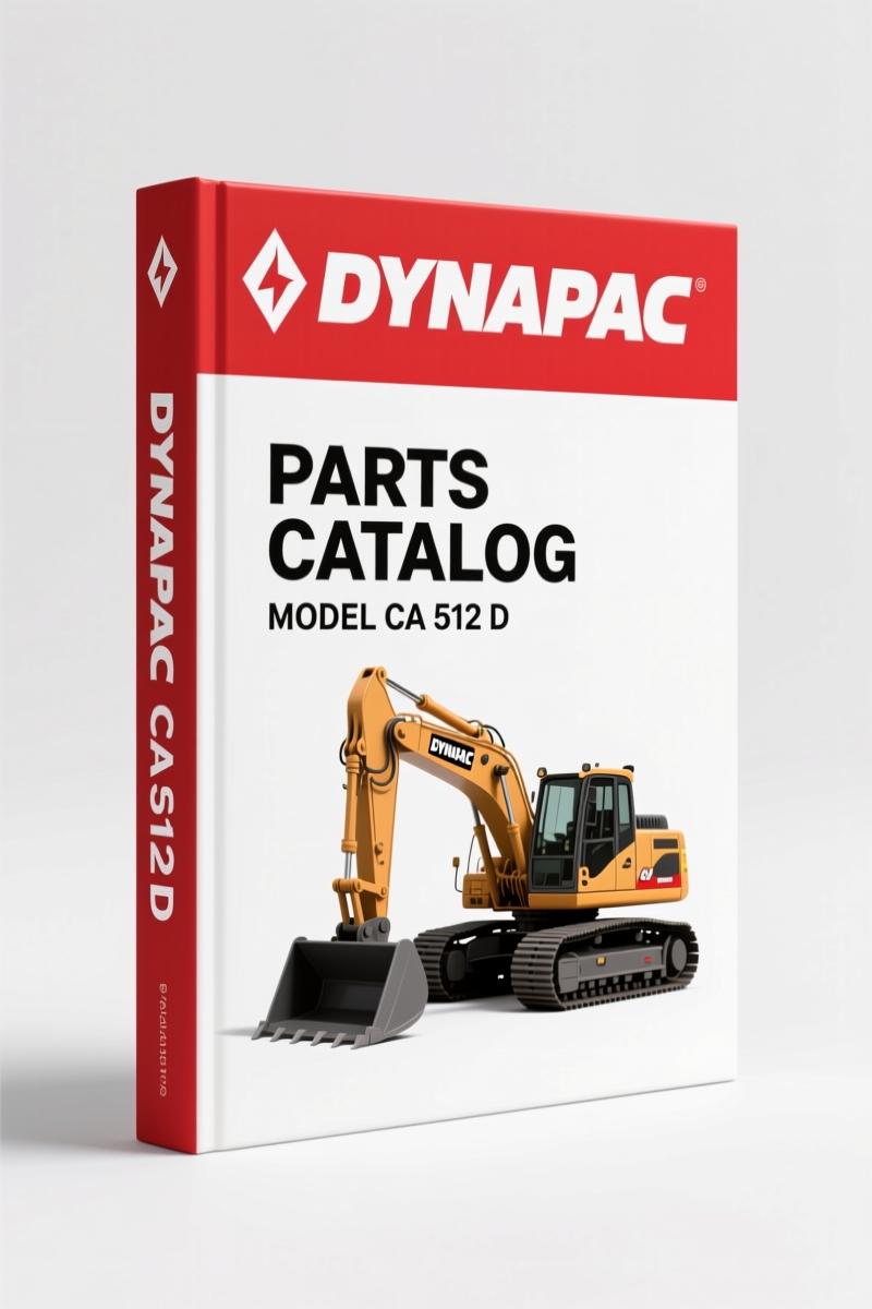 Dynapac CA 512 D 2002 Parts Catalog – 409 Pages OEM Spare Parts