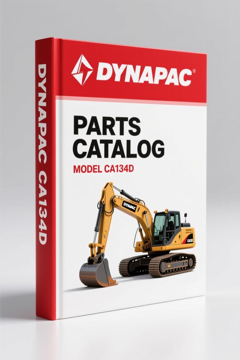 Dynapac CA134D 2006 Parts Catalog – 75 Pages OEM Spare Parts