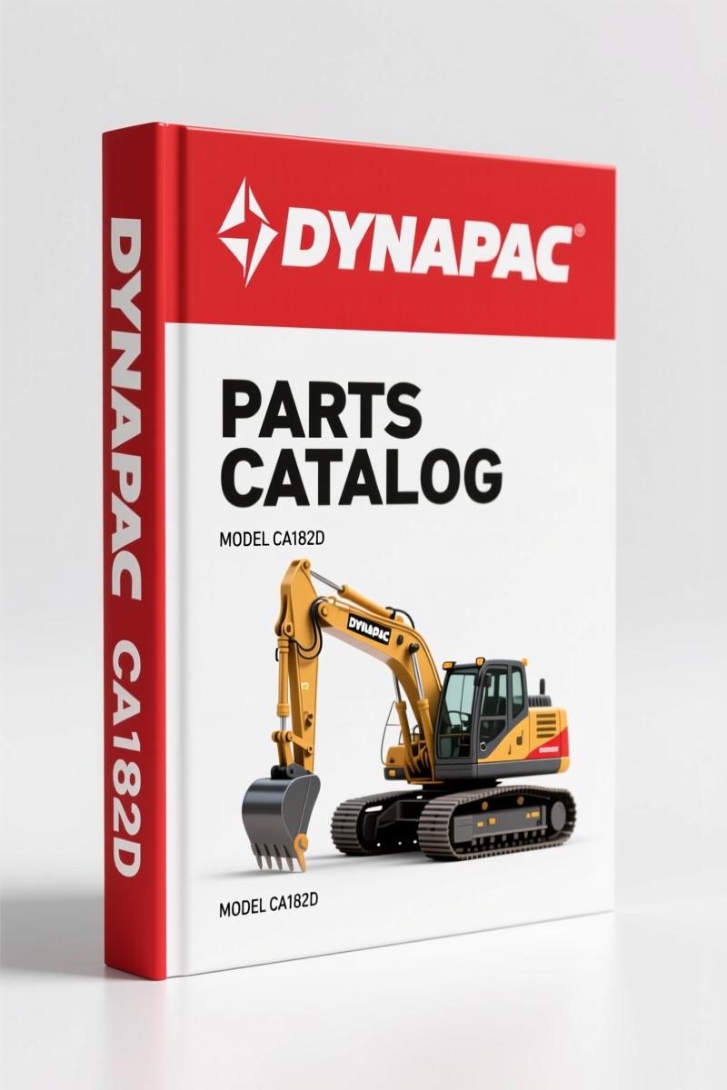 Dynapac CA182D 2009 Parts Catalog – 279 Pages OEM