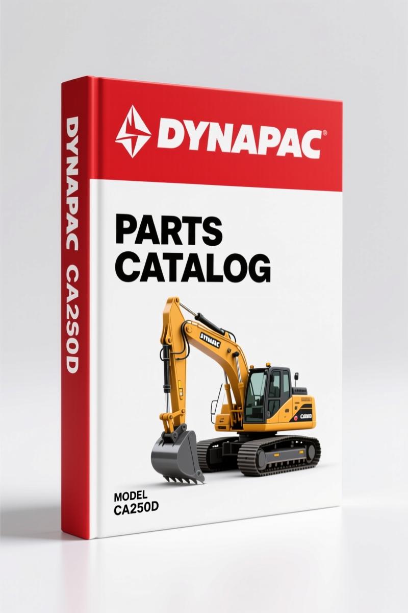 Dynapac CA250D 2006 Parts Catalog – 199 Pages of OEM Exploded Views