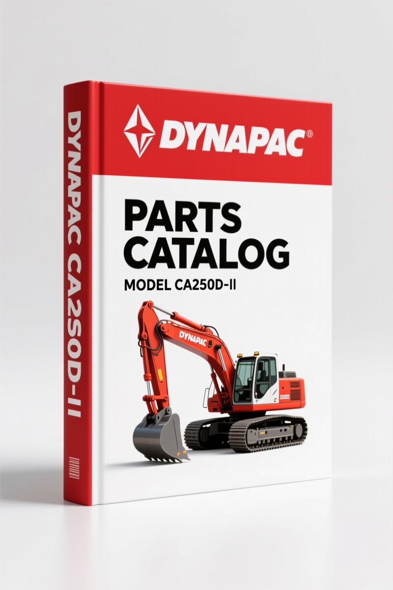 Dynapac CA250D-II 2010 Parts Catalog – 191 Pages of OEM Specs