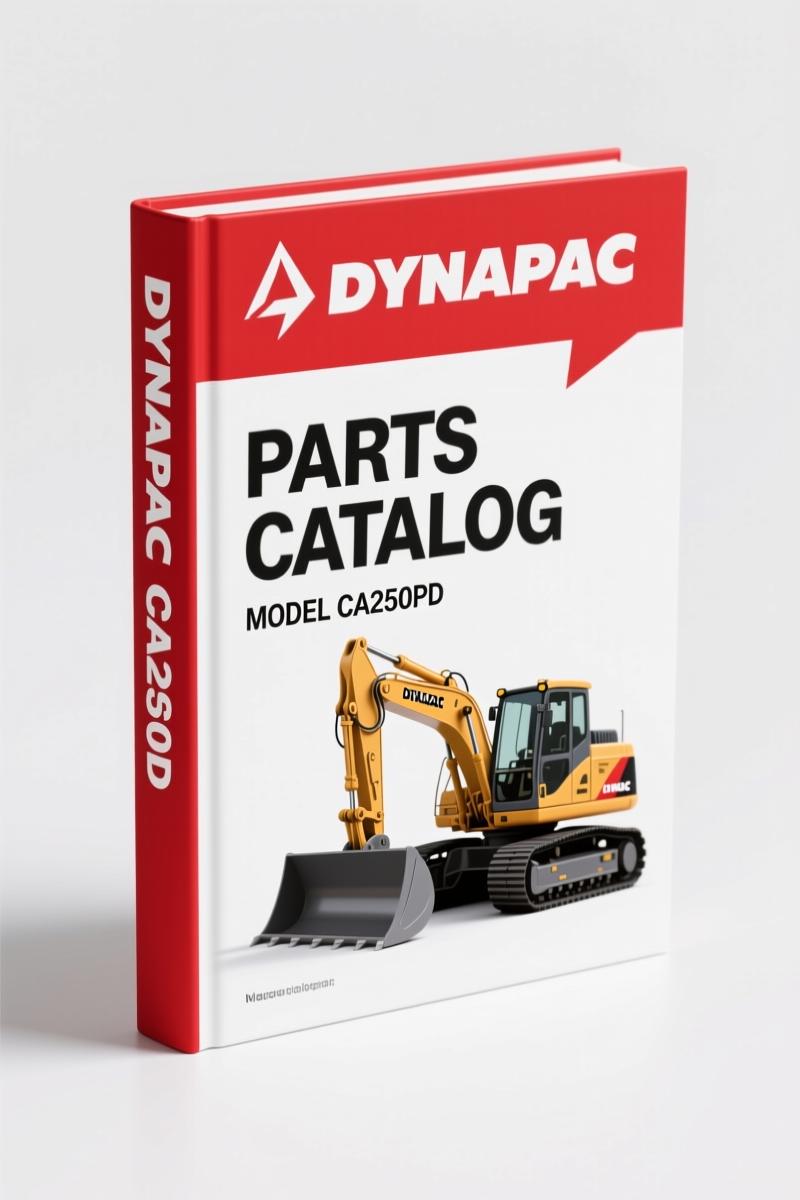 Dynapac CA250PD 2006 Parts Catalog – 189 Pages of OEM Spare Parts Data