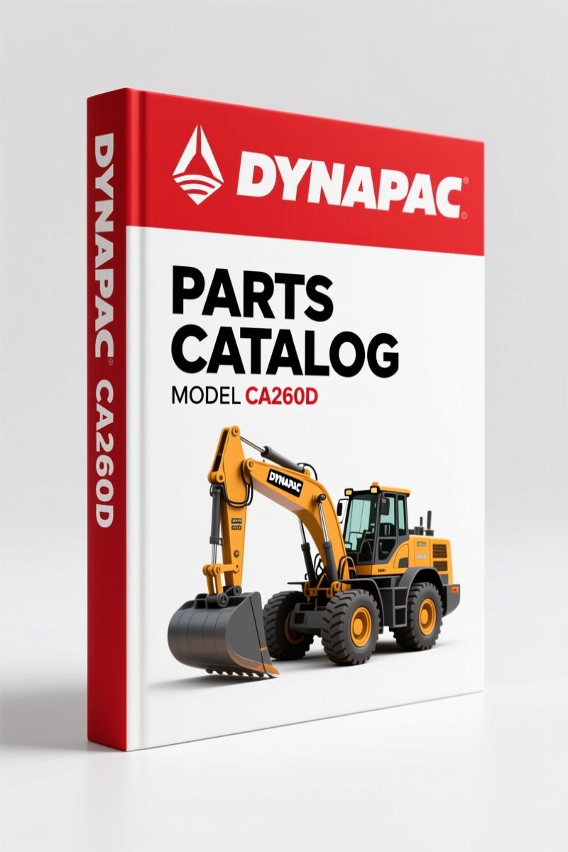 Dynapac CA260D 2006 Parts Catalog – 187 Pages OEM Spare Parts