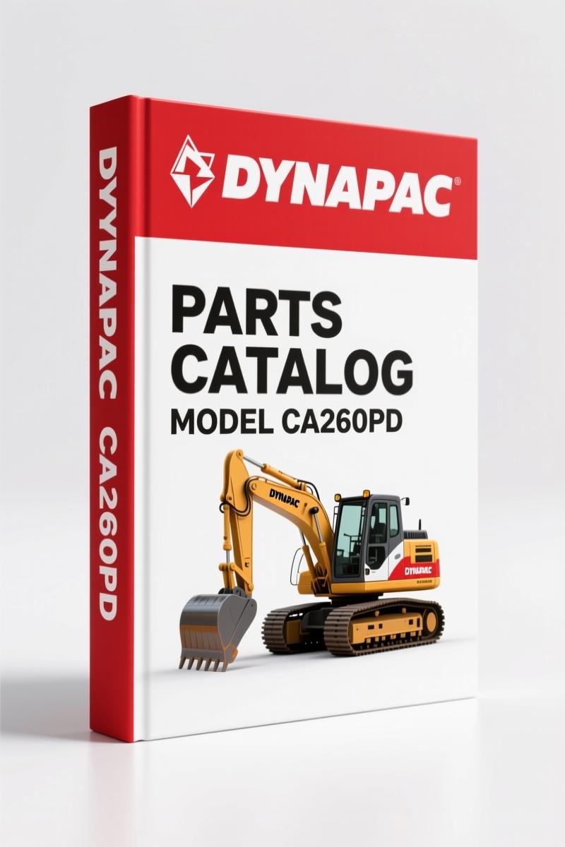 Dynapac CA260PD 2011 Parts Catalog – 210 Pages of OEM Spare Parts