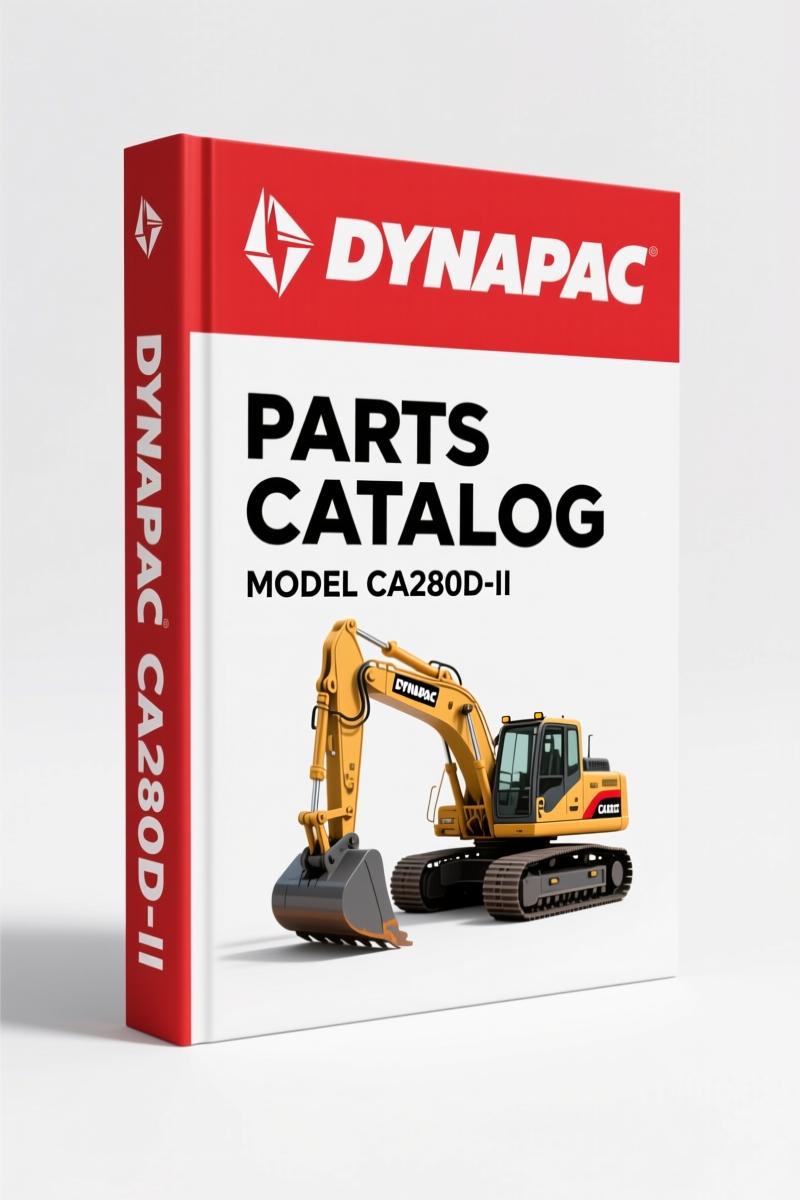 Dynapac CA280D-II Parts Catalog – 218 Pages OEM Parts Data