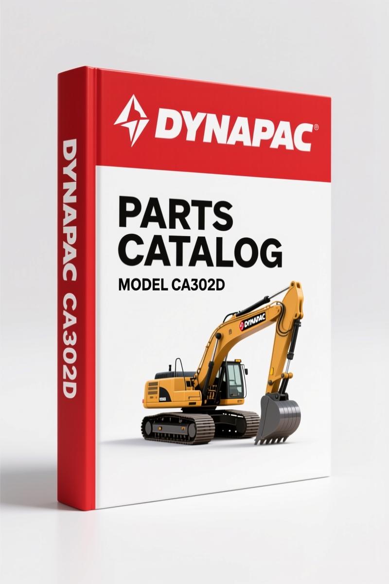 Dynapac CA302D Parts Catalog – 364 Pages of OEM Spare Part Data