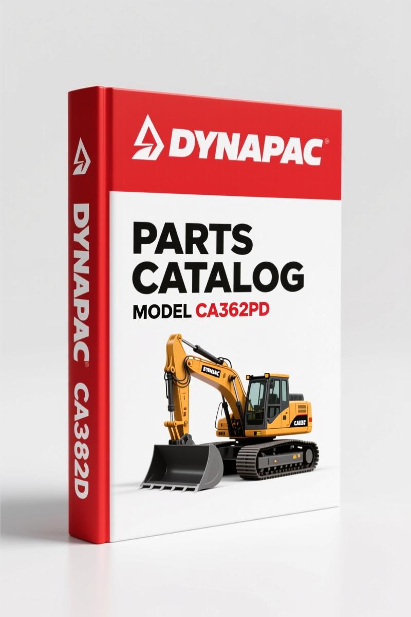 Dynapac CA362PD 2009 Parts Catalog – 340 Pages OEM Specs