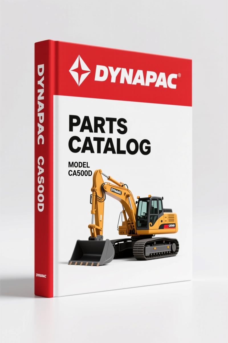 Dynapac CA500D 2009 Parts Catalog – 252 Pages OEM Spare Parts