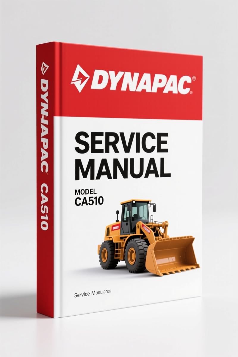 Dynapac CA510 2014 Service Manual – Factory Specs for 18-Ton Roller