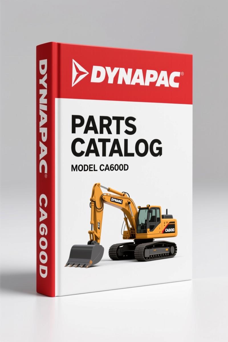 Dynapac CA600D 2009 Parts Catalog - OEM Spare Parts Identification