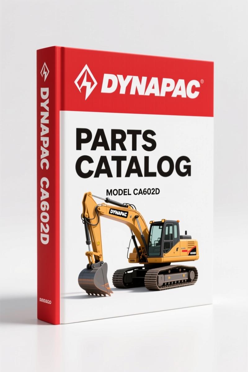 Dynapac CA602D 2006 Parts Catalog – 314 Pages OEM Spare Parts Data