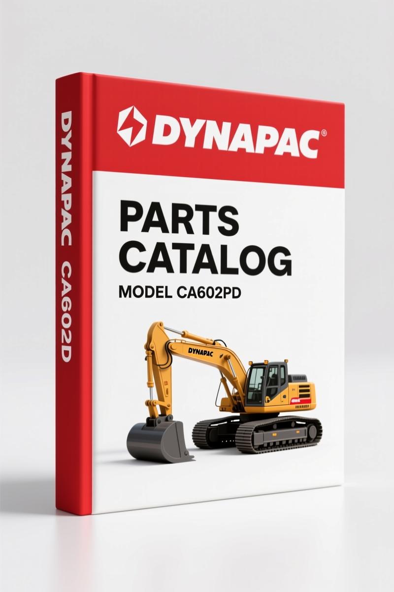 Dynapac CA602PD 2006 Parts Catalog – 308 Pages of OEM Specs