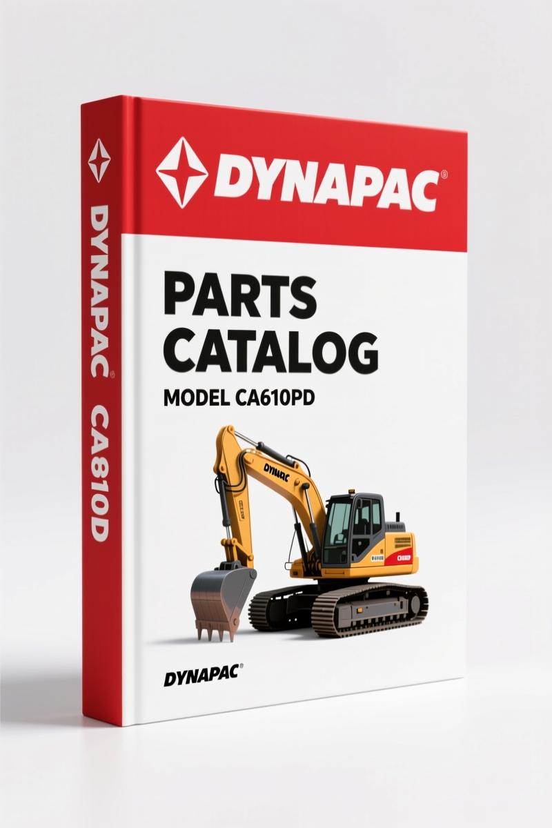Dynapac CA610PD 2009 Parts Catalog – 226 Pages of OEM Spare Parts Data