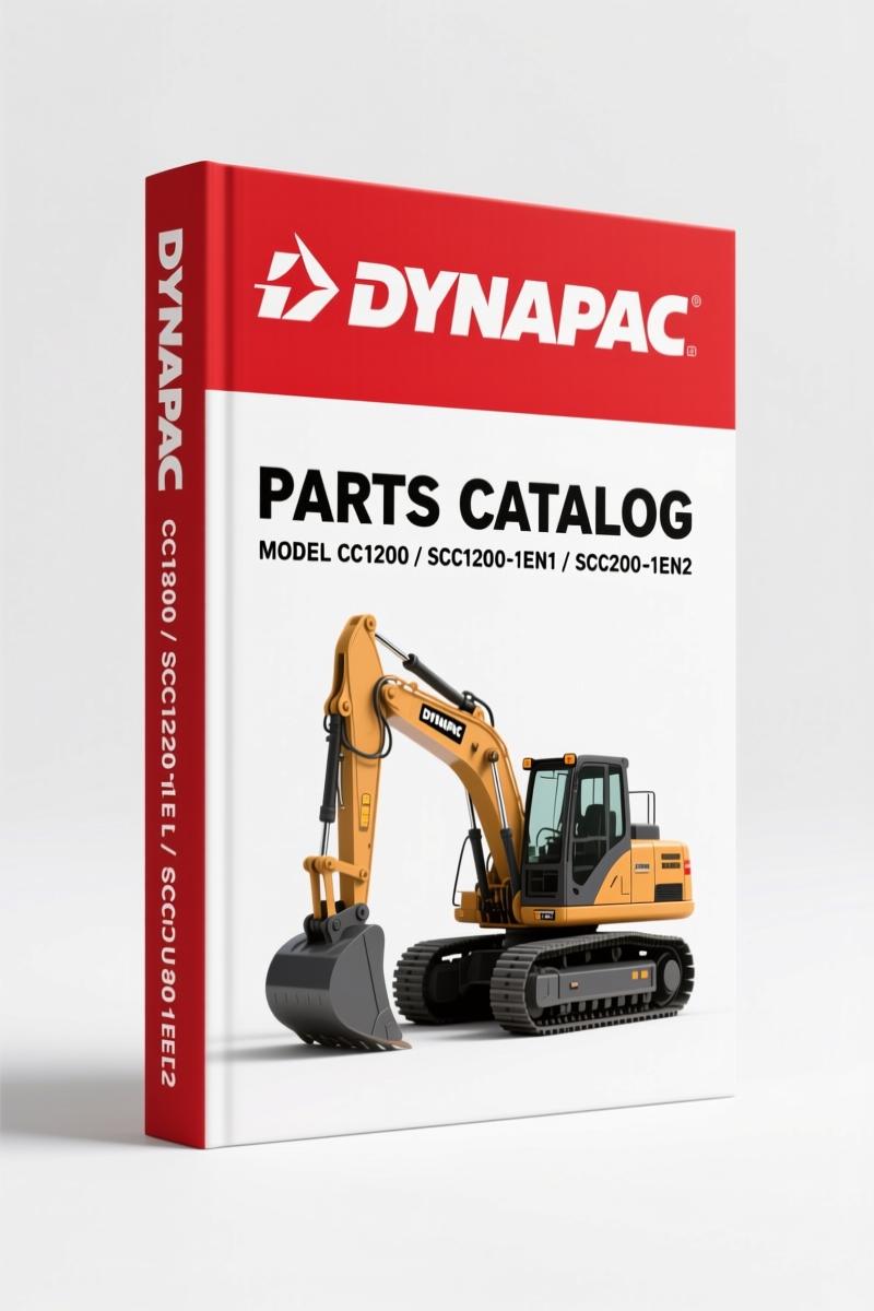Dynapac CC1200 SCC1200-1EN1 Parts Catalog – 228 Pages of OEM Specs
