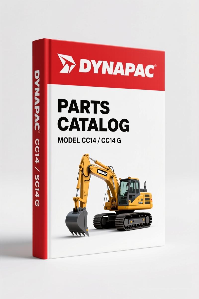 Dynapac CC14, CC14 G Parts Catalog – 204 Pages of OEM Spare Parts Data