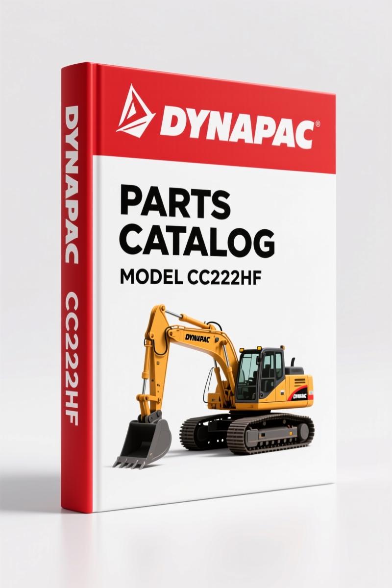 Dynapac CC222HF 2008 Parts Catalog – 288 Pages of OEM Spare Part Specifications